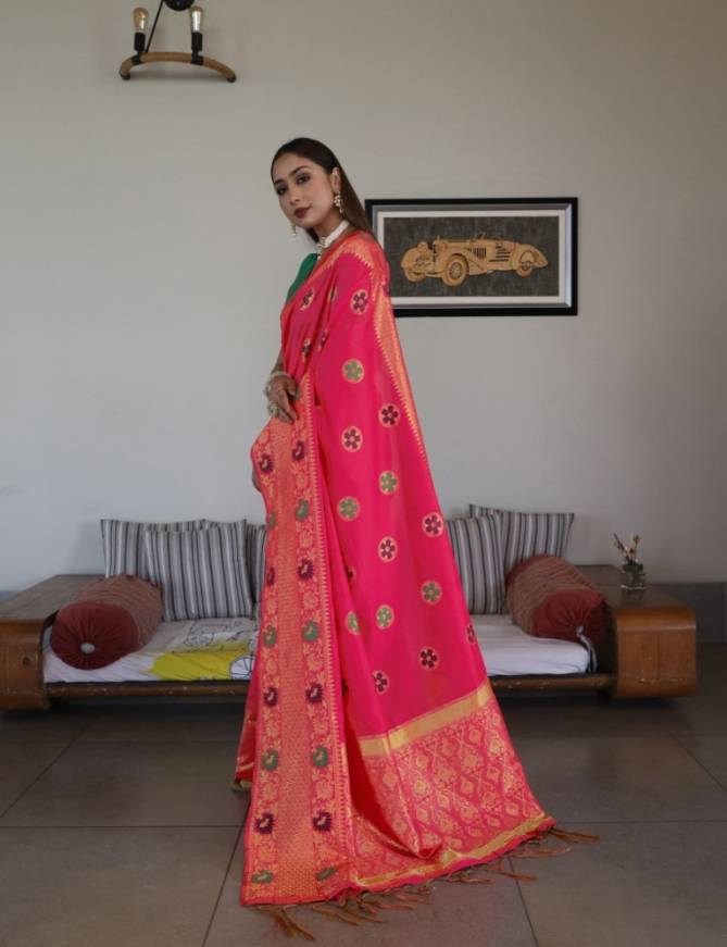 Ynf Mahuya Festive Wear Poly Silk Saree Collection
